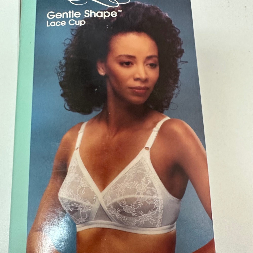 Underscore JCPenney Gentle Shape Lace Cup Full Support Bra White 36C 4261 USA
